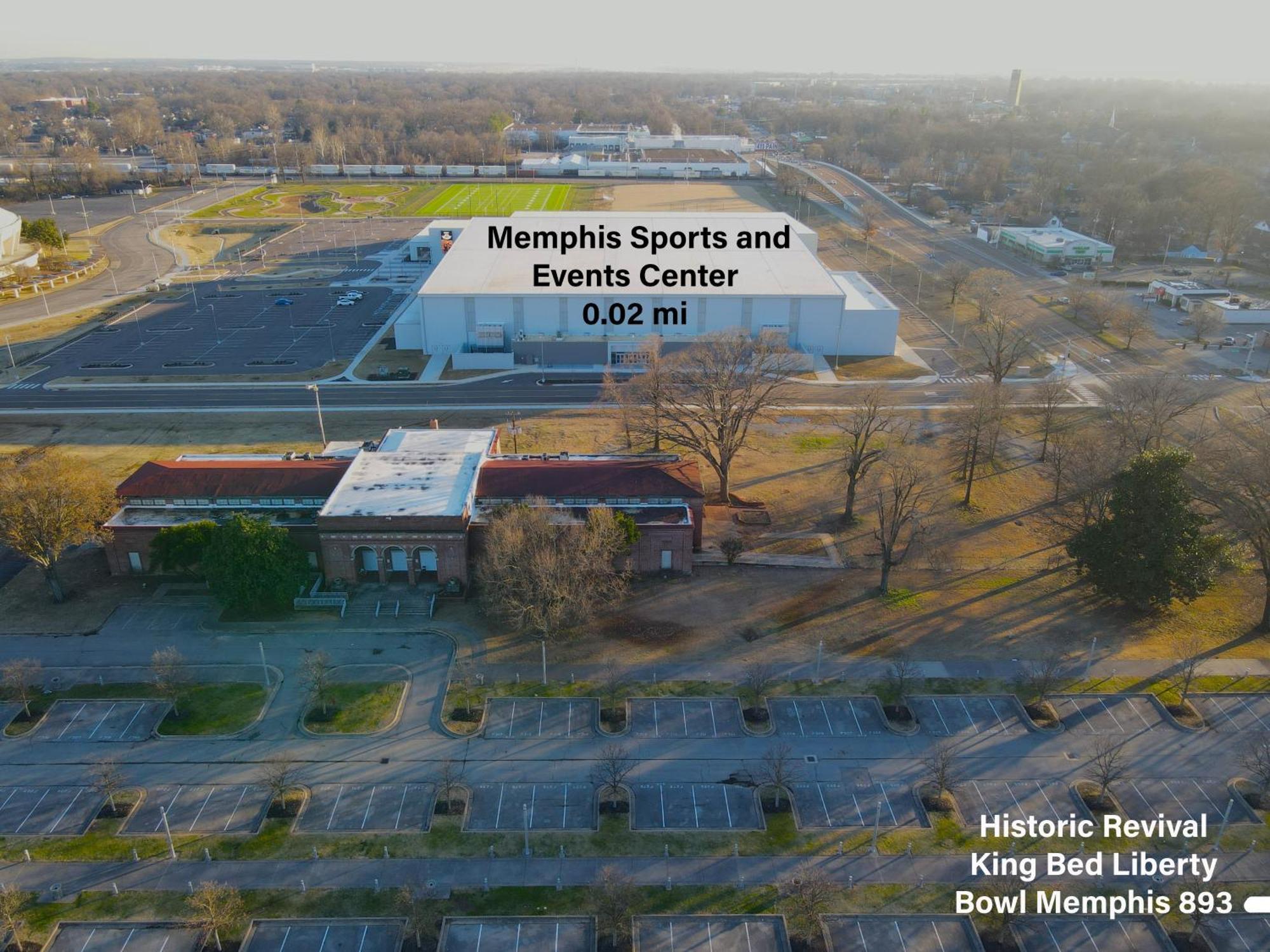Historic Revival King Bed Liberty Bowl Memphis 893别墅 外观 照片